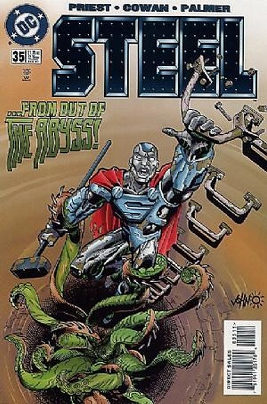 Cover of Steel (Vol 2) #35. One of 250,000 Vintage American Comics on sale from Krypton!