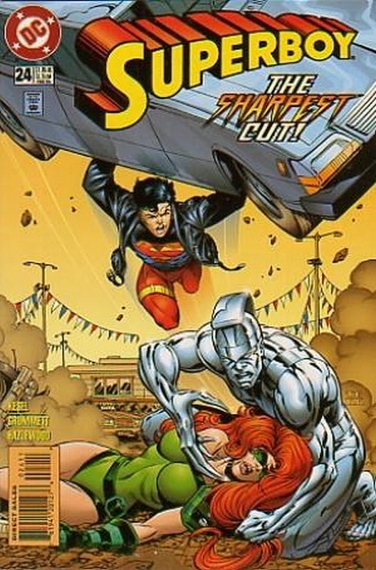 Cover of Superboy (Vol 3) #24. One of 250,000 Vintage American Comics on sale from Krypton!