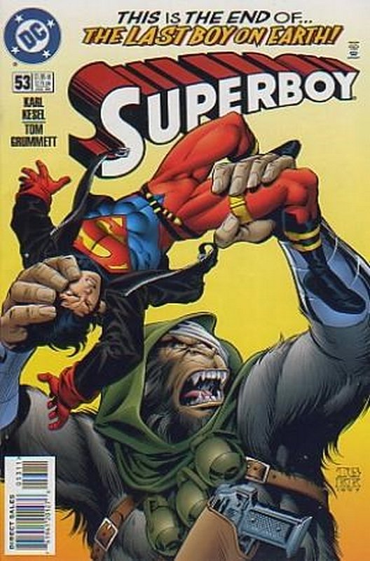 Cover of Superboy (Vol 3) #53. One of 250,000 Vintage American Comics on sale from Krypton!