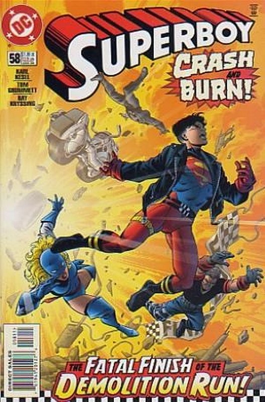 Cover of Superboy (Vol 3) #58. One of 250,000 Vintage American Comics on sale from Krypton!
