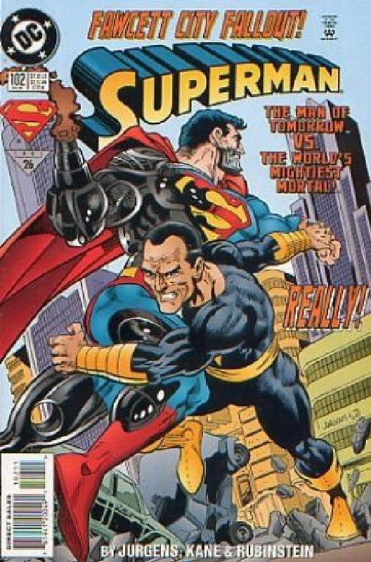 Cover of Superman (Vol 2) #102. One of 250,000 Vintage American Comics on sale from Krypton!