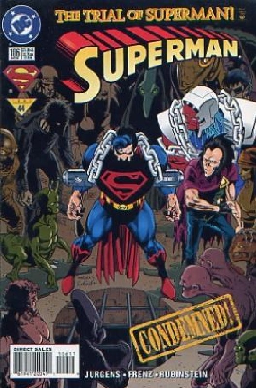 Cover of Superman (Vol 2) #106. One of 250,000 Vintage American Comics on sale from Krypton!