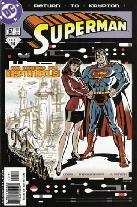 Cover of Superman (Vol 2) #167. One of 250,000 Vintage American Comics on sale from Krypton!