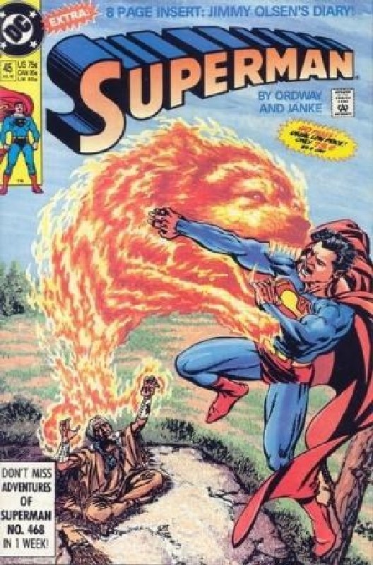 Cover of Superman (Vol 2) #45. One of 250,000 Vintage American Comics on sale from Krypton!