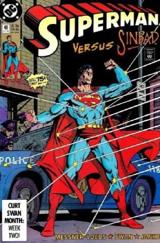 Cover of Superman (Vol 2) #48. One of 250,000 Vintage American Comics on sale from Krypton!