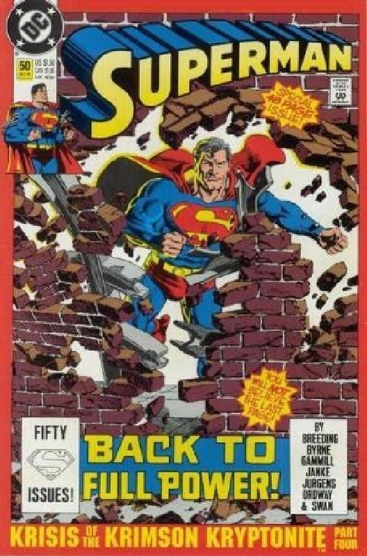 Cover of Superman (Vol 2) #50. One of 250,000 Vintage American Comics on sale from Krypton!