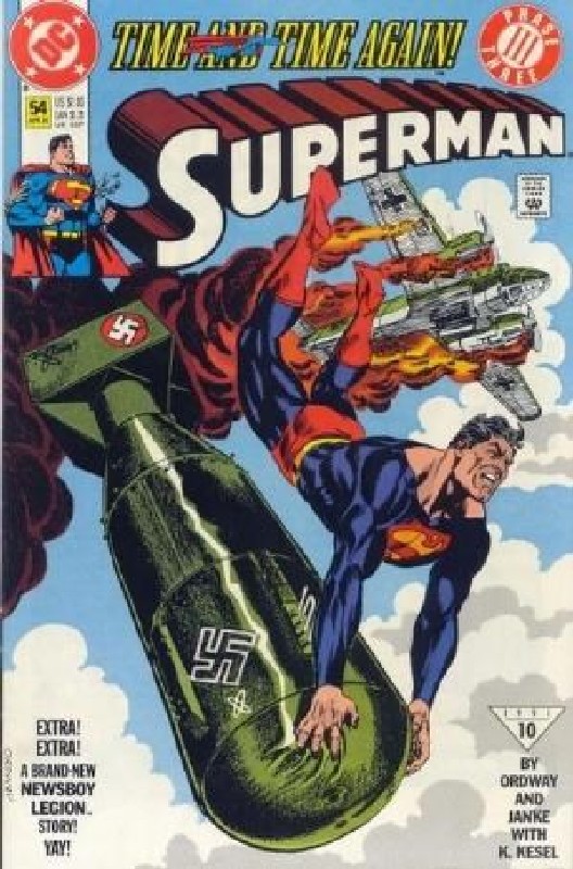 Cover of Superman (Vol 2) #54. One of 250,000 Vintage American Comics on sale from Krypton!