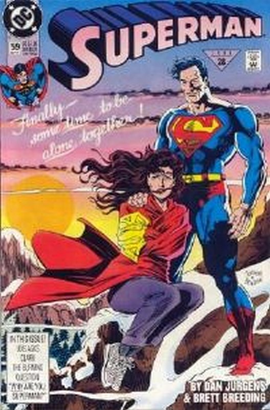 Cover of Superman (Vol 2) #59. One of 250,000 Vintage American Comics on sale from Krypton!