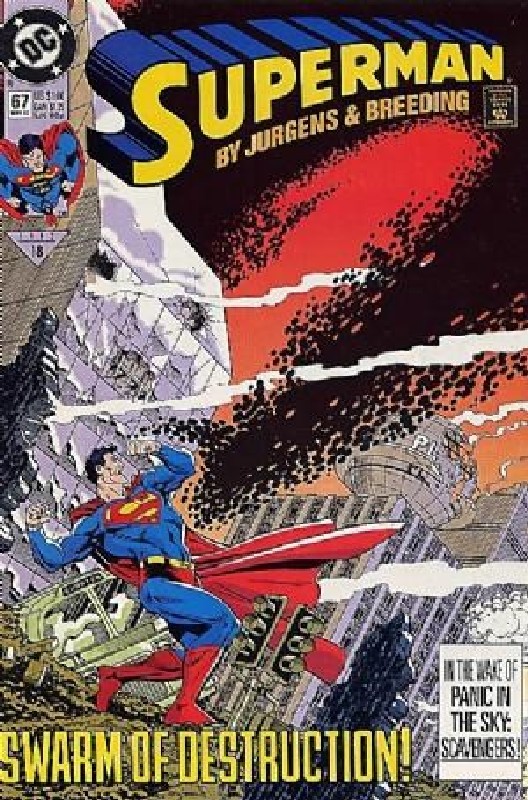 Cover of Superman (Vol 2) #67. One of 250,000 Vintage American Comics on sale from Krypton!