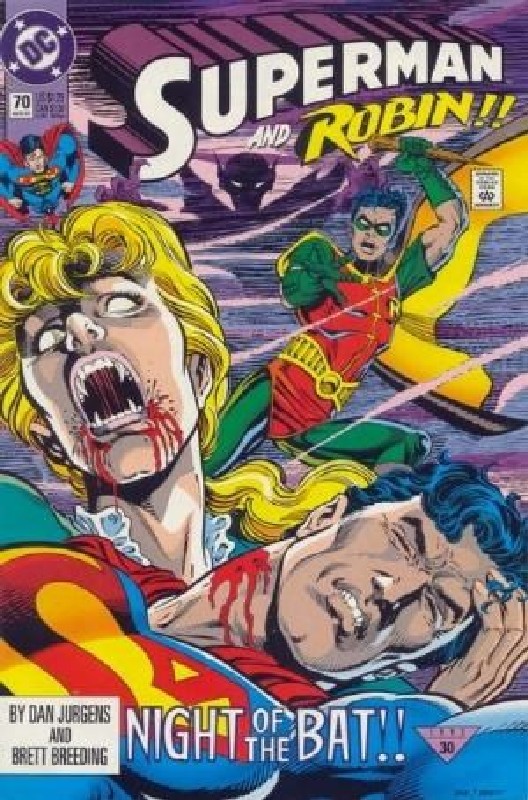 Cover of Superman (Vol 2) #70. One of 250,000 Vintage American Comics on sale from Krypton!