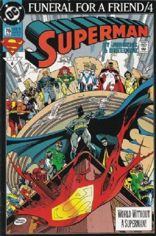 Cover of Superman (Vol 2) #76. One of 250,000 Vintage American Comics on sale from Krypton!