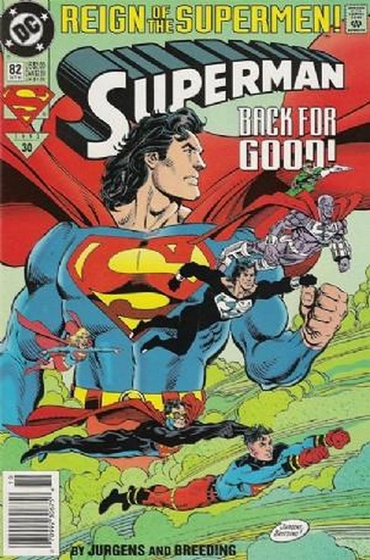 Cover of Superman (Vol 2) #82. One of 250,000 Vintage American Comics on sale from Krypton!