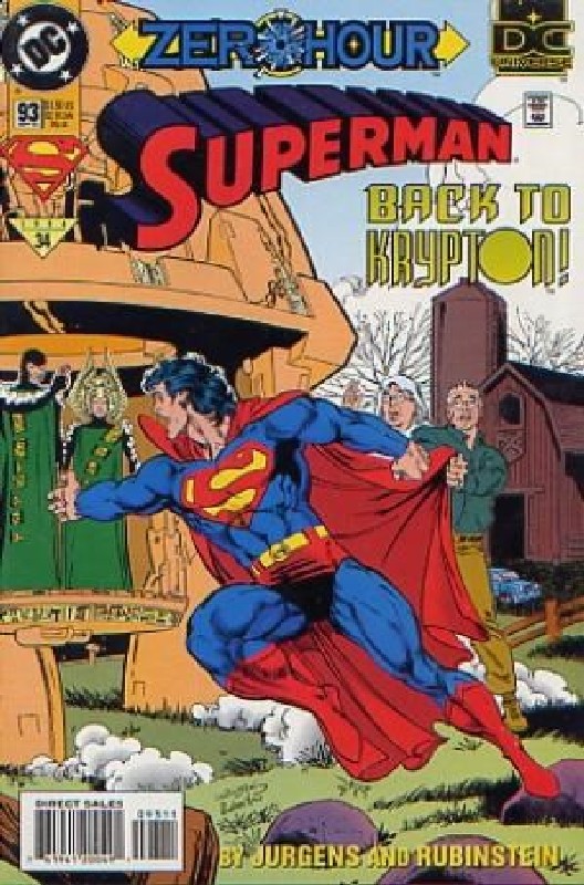 Cover of Superman (Vol 2) #93. One of 250,000 Vintage American Comics on sale from Krypton!