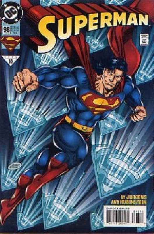 Cover of Superman (Vol 2) #98. One of 250,000 Vintage American Comics on sale from Krypton!