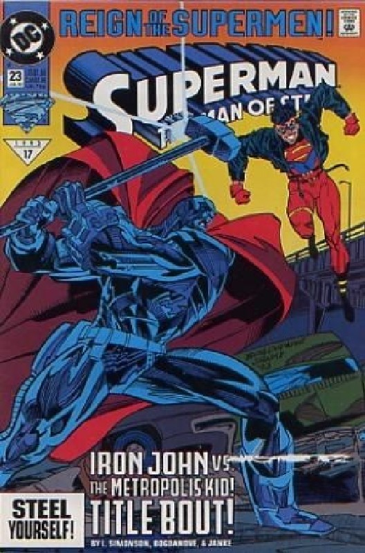 Cover of Superman: Man of Steel (Vol 1) #23. One of 250,000 Vintage American Comics on sale from Krypton!