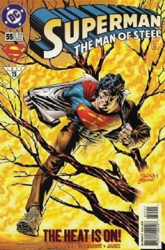Cover of Superman: Man of Steel (Vol 1) #55. One of 250,000 Vintage American Comics on sale from Krypton!