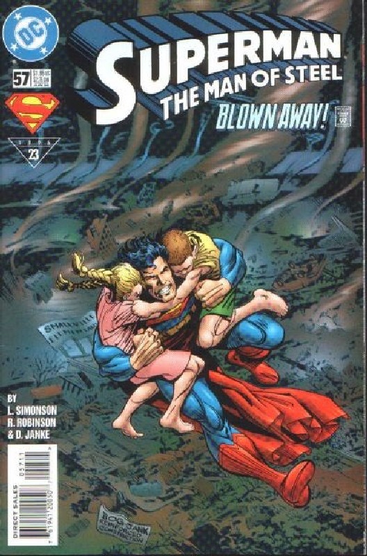 Cover of Superman: Man of Steel (Vol 1) #57. One of 250,000 Vintage American Comics on sale from Krypton!