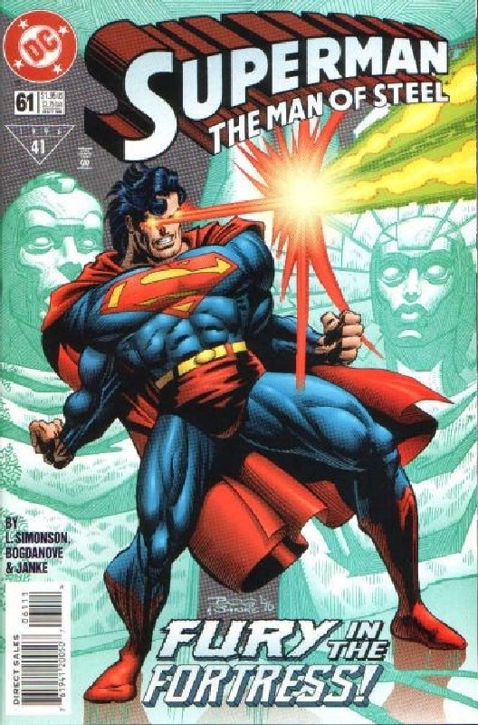 Cover of Superman: Man of Steel (Vol 1) #61. One of 250,000 Vintage American Comics on sale from Krypton!