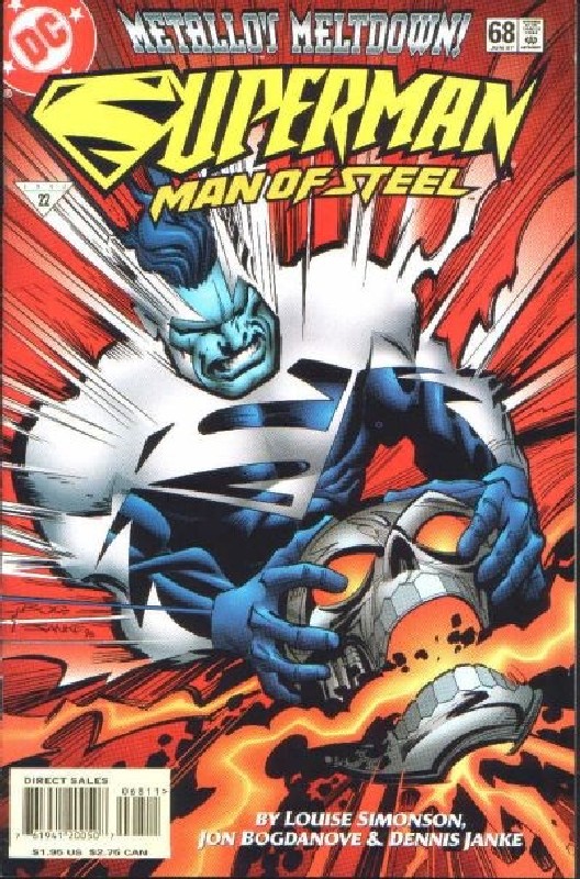 Cover of Superman: Man of Steel (Vol 1) #68. One of 250,000 Vintage American Comics on sale from Krypton!