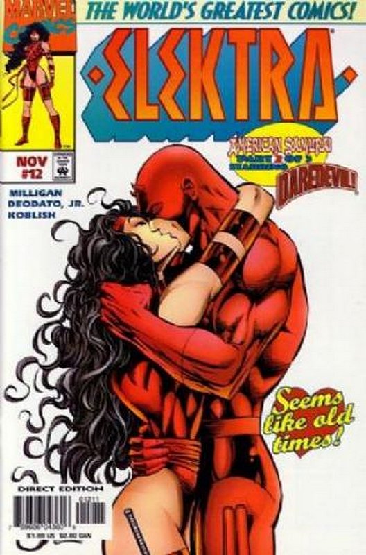 Cover of Elektra (Vol 1) #12. One of 250,000 Vintage American Comics on sale from Krypton!