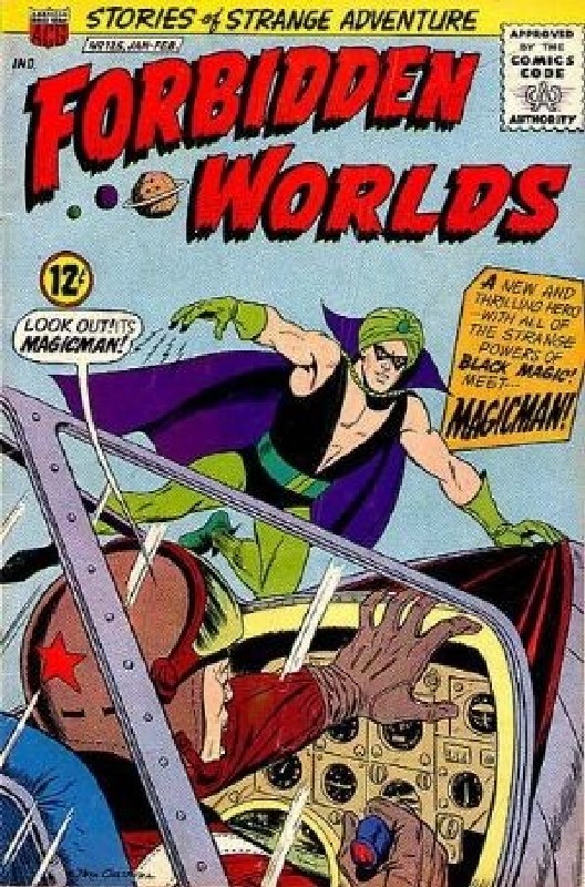 1st Magicman<br> Cover of Forbidden Worlds (Vol 1) #125. One of 250,000 Vintage American Comics on sale from Krypton!