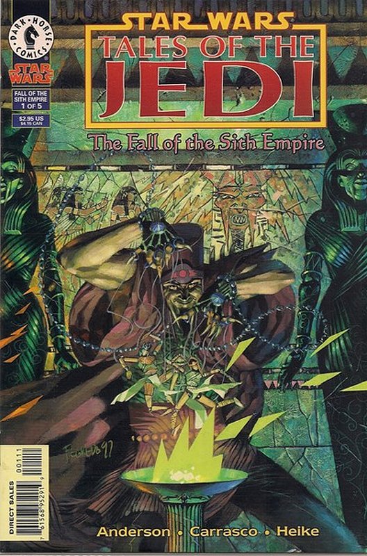 Cover of Star Wars: Tales of the Jedi-Fall of the Sith #1. One of 250,000 Vintage American Comics on sale from Krypton!