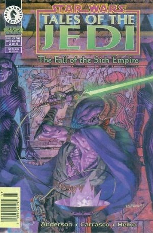 Cover of Star Wars: Tales of the Jedi-Fall of the Sith #3. One of 250,000 Vintage American Comics on sale from Krypton!