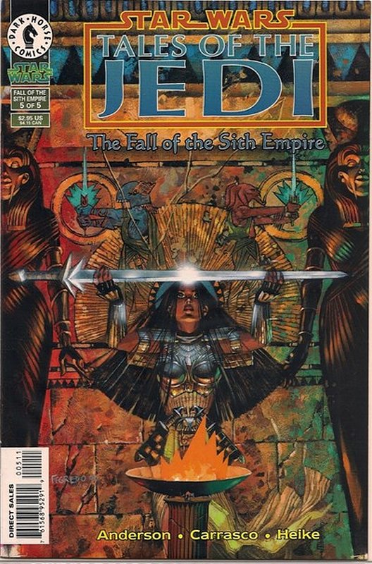 Cover of Star Wars: Tales of the Jedi-Fall of the Sith #5. One of 250,000 Vintage American Comics on sale from Krypton!