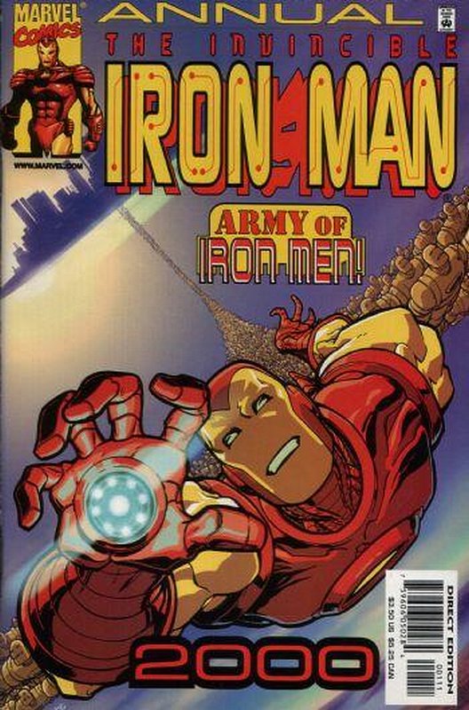 Cover of Iron Man Annual (2000 One Shot) #2000. One of 250,000 Vintage American Comics on sale from Krypton!