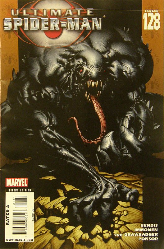 Cover of Ultimate Spider-Man (Vol 1) #128. One of 250,000 Vintage American Comics on sale from Krypton!