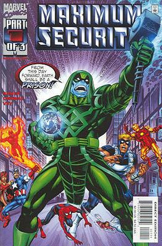 Cover of Maximum Security (2000 Ltd) #1. One of 250,000 Vintage American Comics on sale from Krypton!