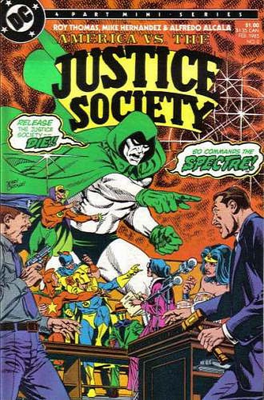 Cover of America vs Justice Society (1985 Ltd) #2. One of 250,000 Vintage American Comics on sale from Krypton!
