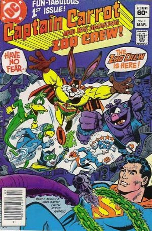Cover of Captain Carrot & The Zoo Crew! (Vol 1) #1. One of 250,000 Vintage American Comics on sale from Krypton!
