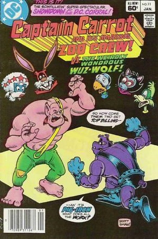 Cover of Captain Carrot & The Zoo Crew! (Vol 1) #11. One of 250,000 Vintage American Comics on sale from Krypton!