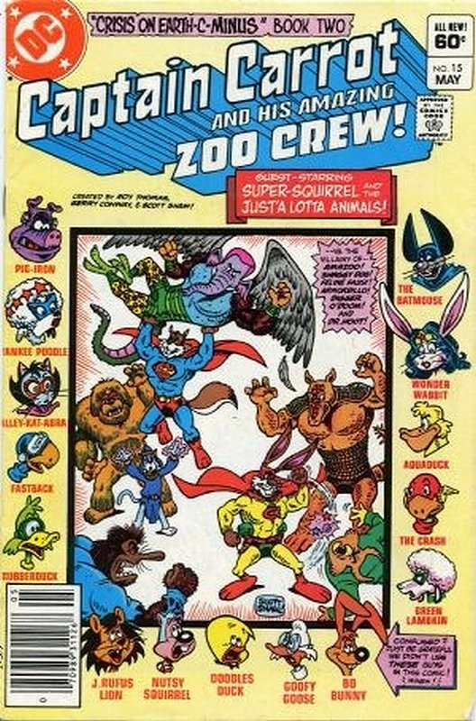 Cover of Captain Carrot & The Zoo Crew! (Vol 1) #15. One of 250,000 Vintage American Comics on sale from Krypton!