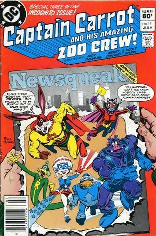 Cover of Captain Carrot & The Zoo Crew! (Vol 1) #17. One of 250,000 Vintage American Comics on sale from Krypton!