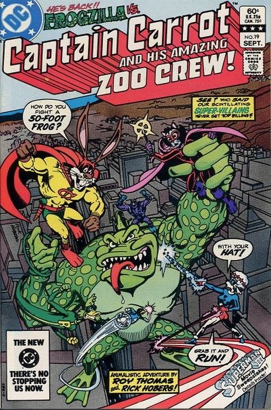 Cover of Captain Carrot & The Zoo Crew! (Vol 1) #19. One of 250,000 Vintage American Comics on sale from Krypton!
