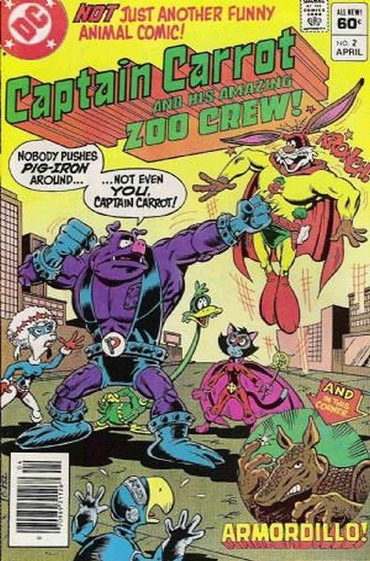 Cover of Captain Carrot & The Zoo Crew! (Vol 1) #2. One of 250,000 Vintage American Comics on sale from Krypton!