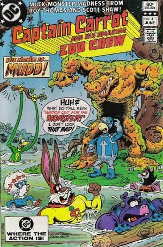 Cover of Captain Carrot & The Zoo Crew! (Vol 1) #4. One of 250,000 Vintage American Comics on sale from Krypton!