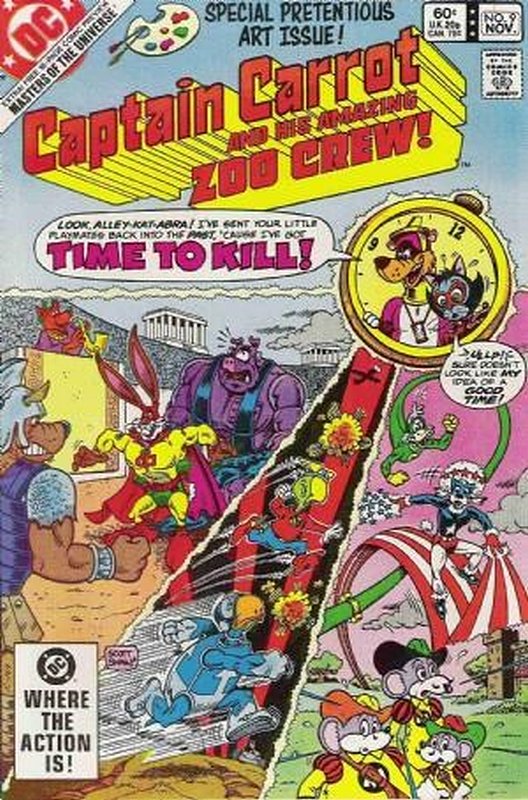 Cover of Captain Carrot & The Zoo Crew! (Vol 1) #9. One of 250,000 Vintage American Comics on sale from Krypton!