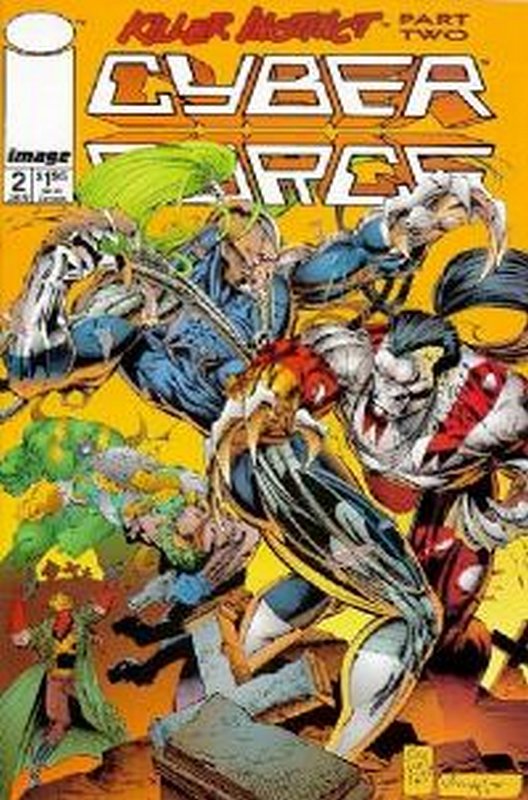 Cover of Cyber-Force (Vol 1) #2. One of 250,000 Vintage American Comics on sale from Krypton!