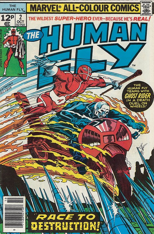 Cover of Human Fly (Vol 1) #2. One of 250,000 Vintage American Comics on sale from Krypton!