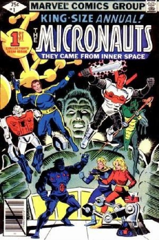 Cover of Micronauts Annual #1. One of 250,000 Vintage American Comics on sale from Krypton!