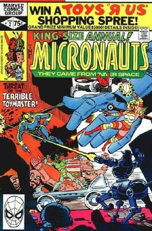 Cover of Micronauts Annual #2. One of 250,000 Vintage American Comics on sale from Krypton!