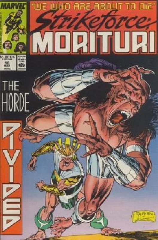 Cover of Strikeforce: Morituri (Vol 1) #16. One of 250,000 Vintage American Comics on sale from Krypton!