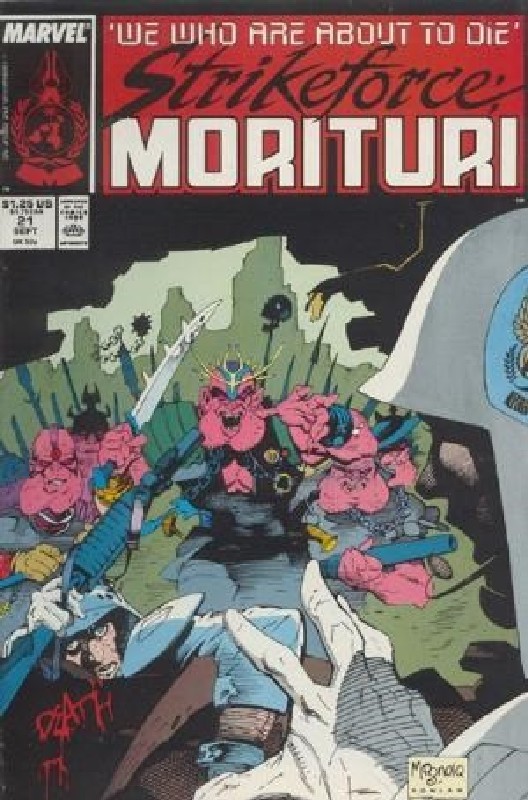 Cover of Strikeforce: Morituri (Vol 1) #21. One of 250,000 Vintage American Comics on sale from Krypton!