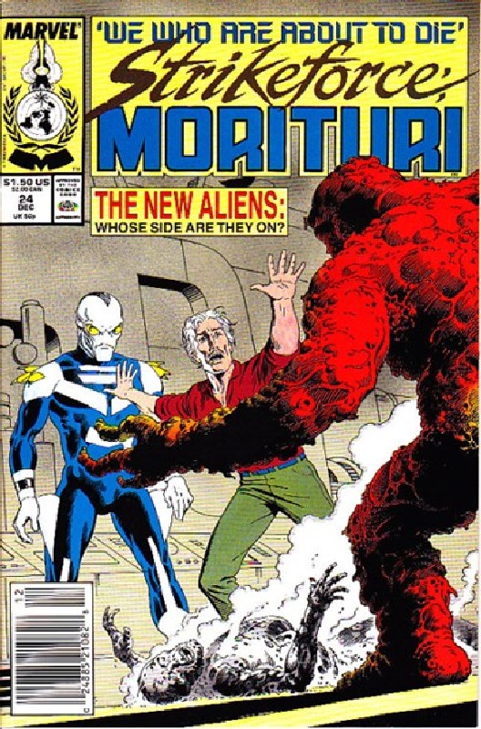 Cover of Strikeforce: Morituri (Vol 1) #24. One of 250,000 Vintage American Comics on sale from Krypton!