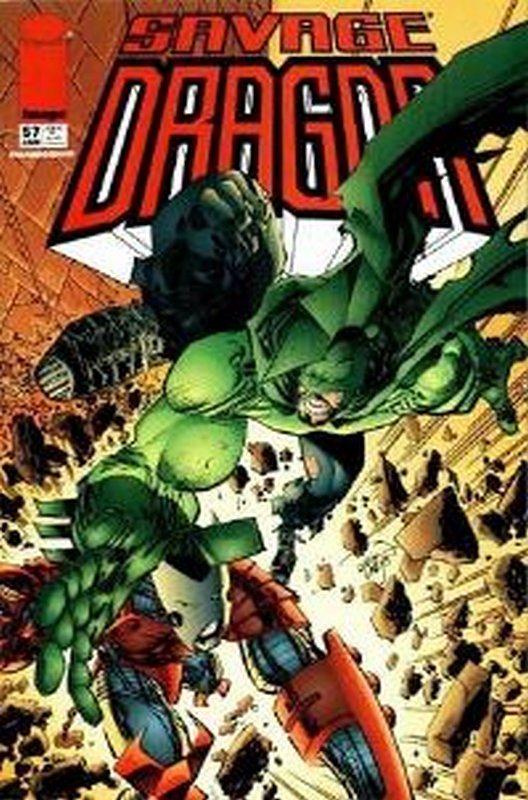 Cover of Savage Dragon #57. One of 250,000 Vintage American Comics on sale from Krypton!