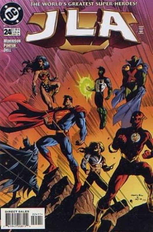 Cover of JLA (Vol 1) #24. One of 250,000 Vintage American Comics on sale from Krypton!