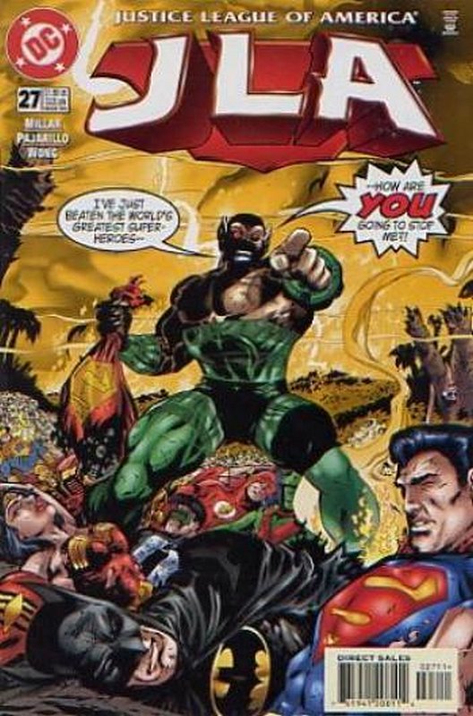 Cover of JLA (Vol 1) #27. One of 250,000 Vintage American Comics on sale from Krypton!
